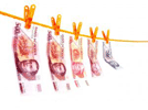 laundered money